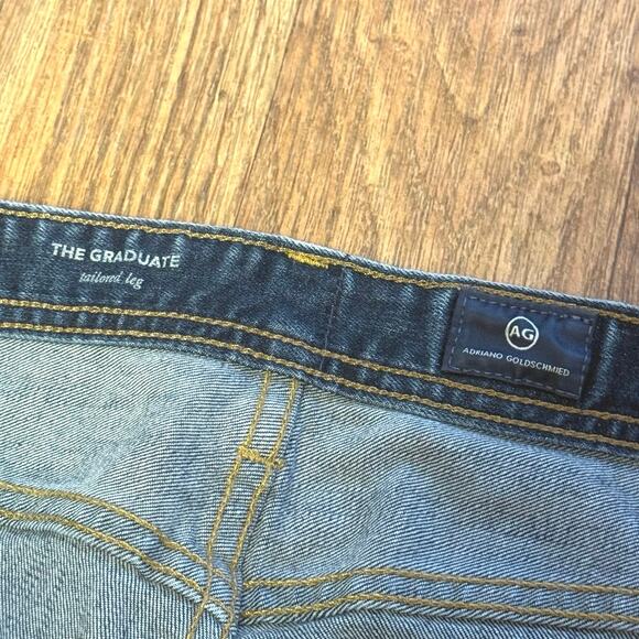 AG Adriano Goldschmied The Graduate Tailored Leg Denim Jeans Size 36 x 32 - Picture 10 of 10